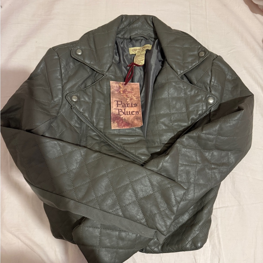 Paris Blues Women’s Quilted Dark Gray Jacket